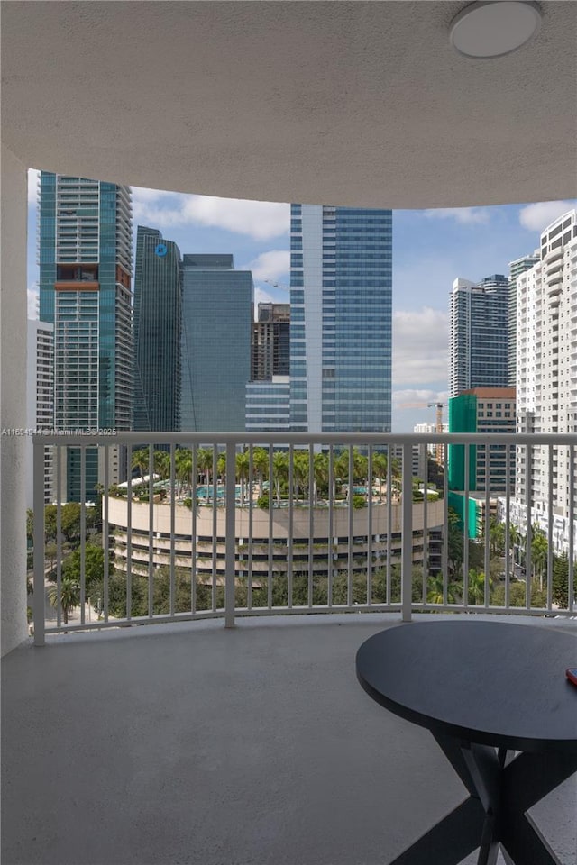 1420 Brickell Bay Dr Unit 1506D, Miami, FL 33131 - balcony featuring a city view