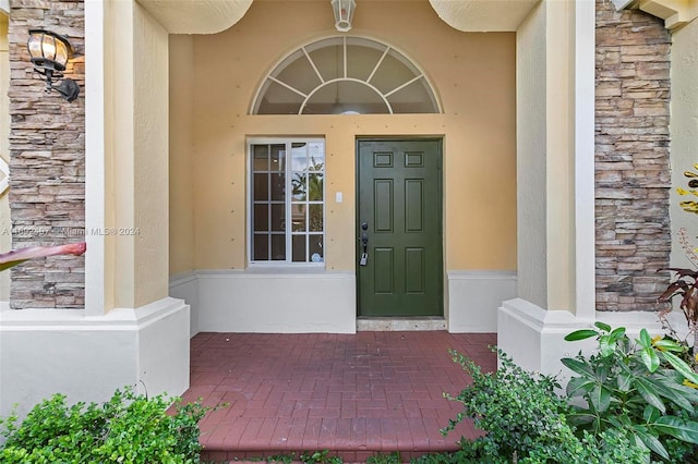 view of entrance to property