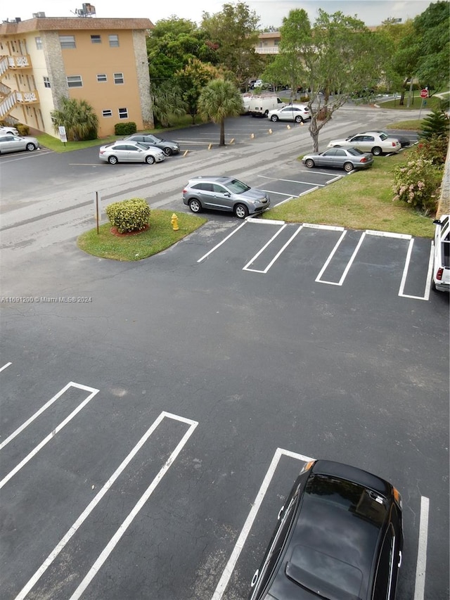 view of car parking