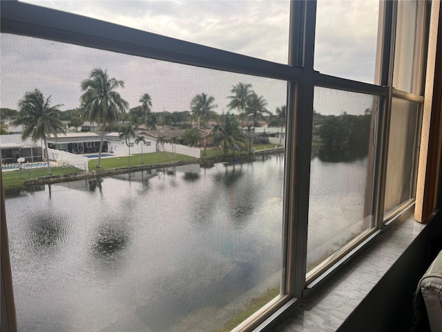 property view of water