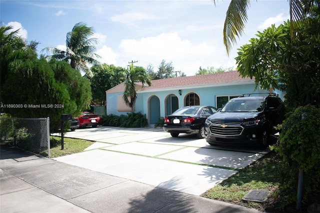 view of front of home