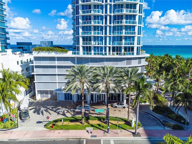 view of property featuring a water view