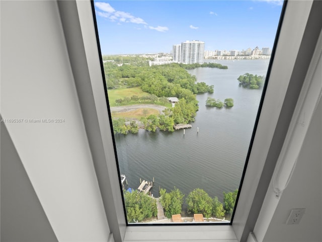 16385 Biscayne Blvd Unit 1615, North Miami Beach, FL 33160 - water view featuring nearby urban area