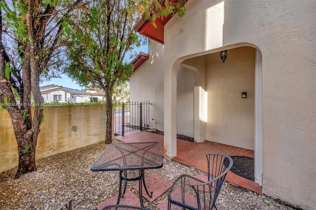 view of patio