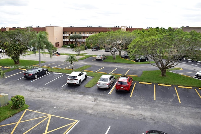 view of parking / parking lot