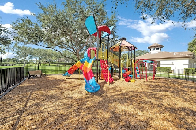 view of play area