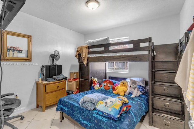 view of tiled bedroom