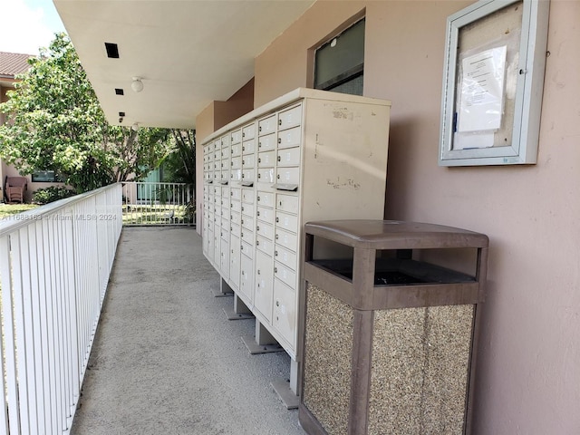 view of home's community with a mail area