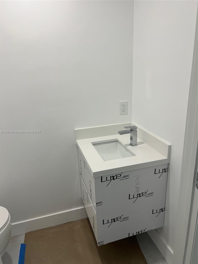 9801 Collins Ave Unit 15P-, Newly Renovated, Bal Harbour, FL 33154 - bathroom with toilet and vanity