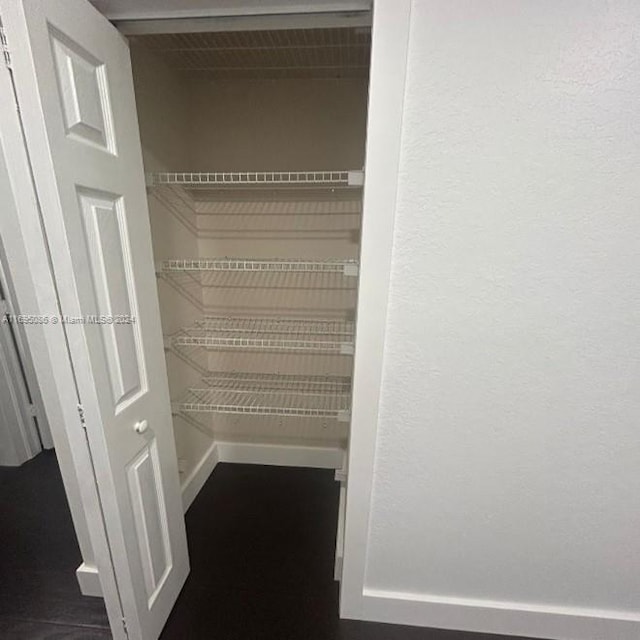 view of closet