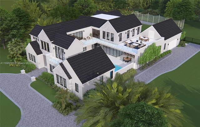 16684 SW 59th Ct, Southwest Ranches, FL 33331 - view of subject property featuring a pool