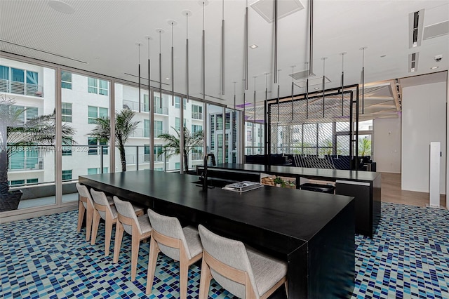 dining area with a wealth of natural light