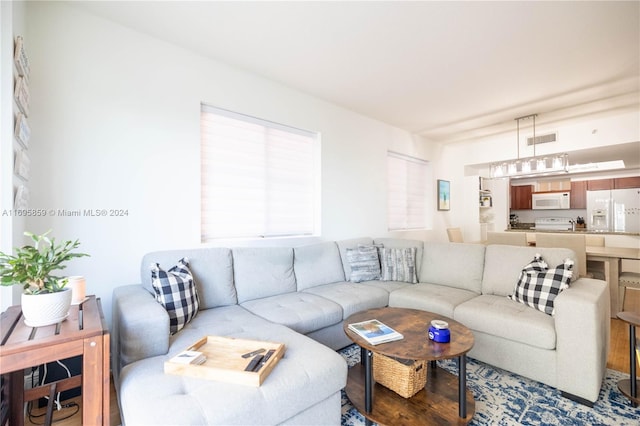 7275 SW 90th St Unit C212, Miami, FL 33156 - living area with wood finished floors