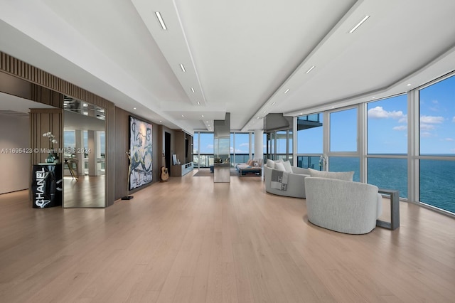 101 20th St Unit 3503/06/09, Miami Beach, FL 33139 - building lobby featuring a water view and a wall of windows