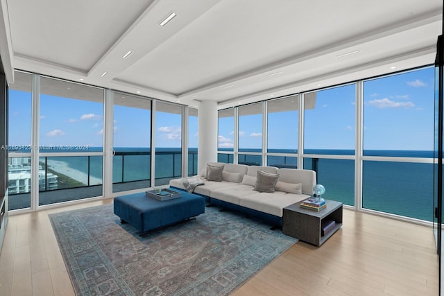 101 20th St Unit 3503/06/09, Miami Beach, FL 33139 - sunroom / solarium with a water view