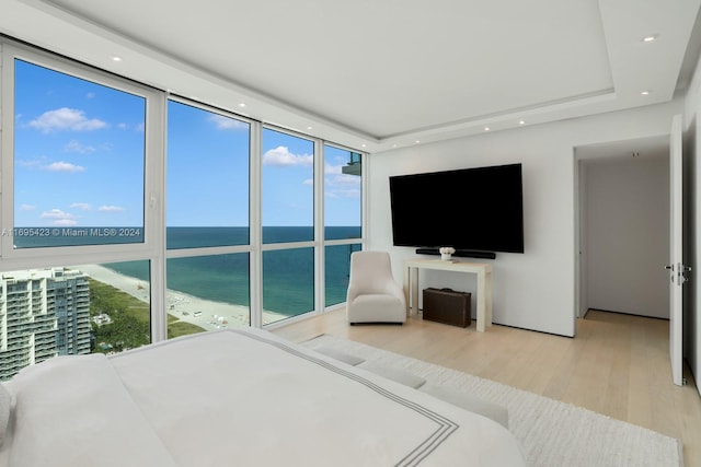 101 20th St Unit 3503/06/09, Miami Beach, FL 33139 - bedroom featuring wood finished floors and floor to ceiling windows