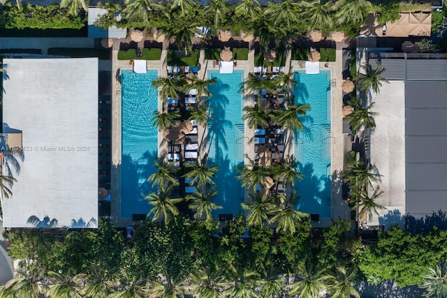 101 20th St Unit 3503/06/09, Miami Beach, FL 33139 - drone / aerial view of a pool area