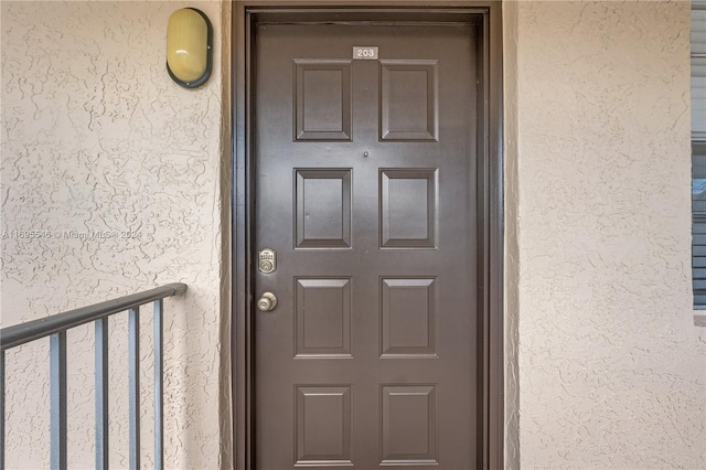 view of property entrance