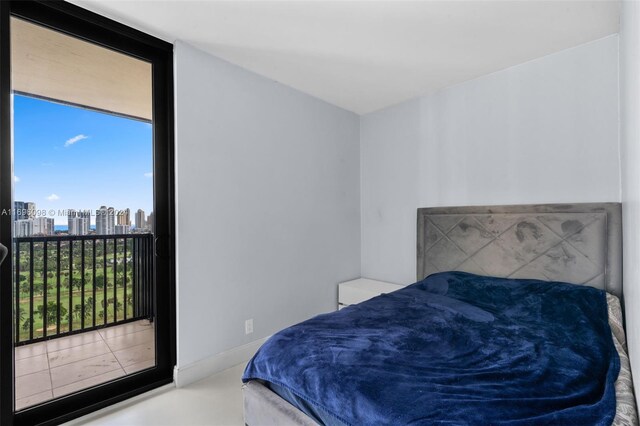 bedroom featuring multiple windows