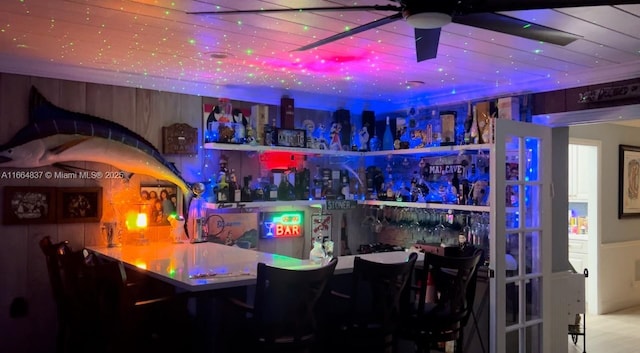 bar with a bar