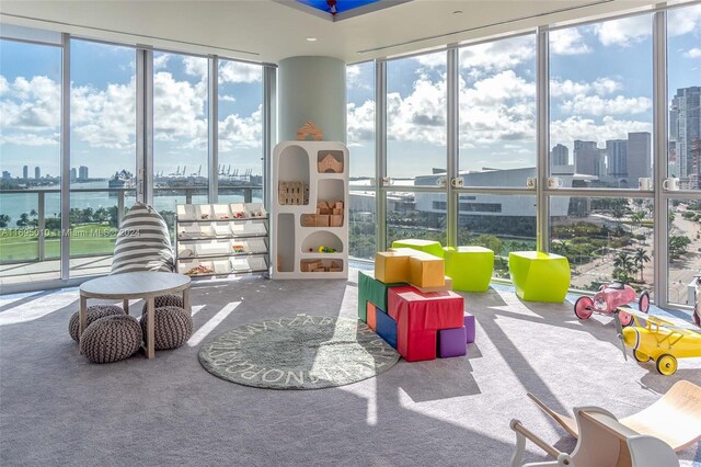 1100 Biscayne Blvd Unit 4502, Miami, FL 33132 - sunroom / solarium with a view of skyline