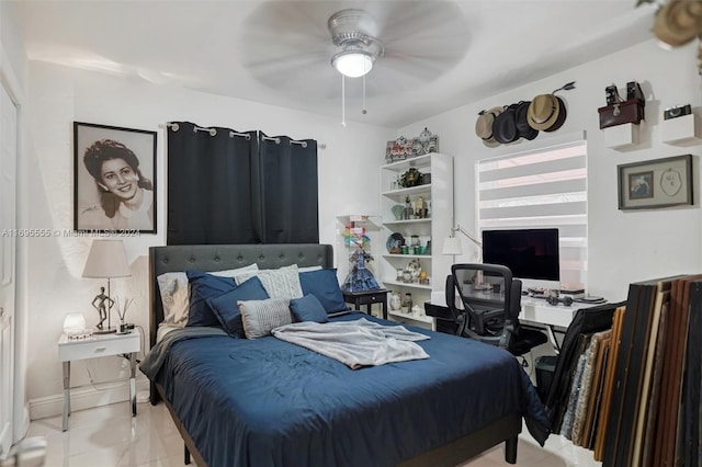 1900 SW 21st Ave, Miami, FL 33145 - bedroom with a ceiling fan