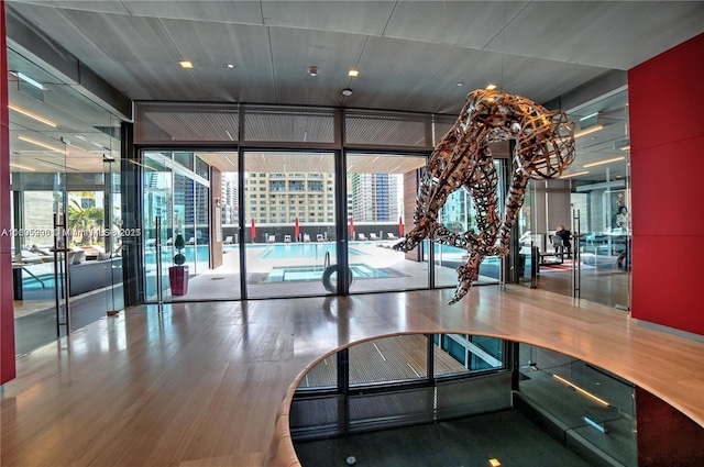 1080 Brickell Ave Unit 3604, Miami, FL 33131 - community lobby featuring expansive windows