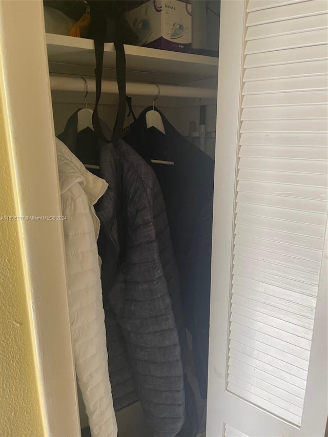 view of closet