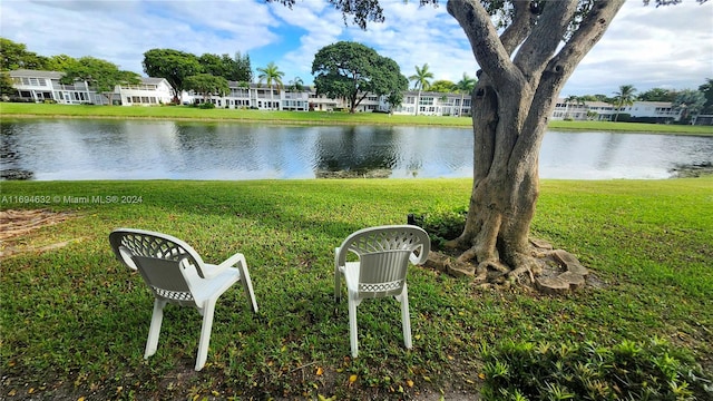 view of water feature