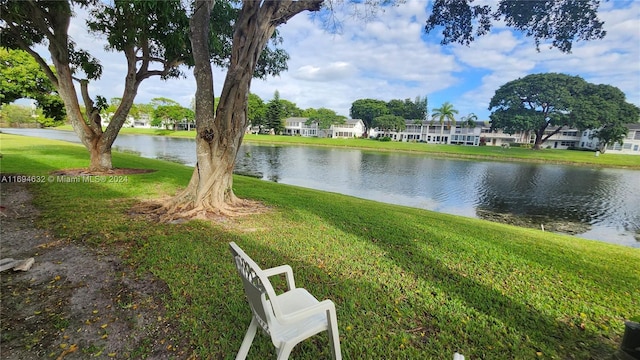 view of water feature