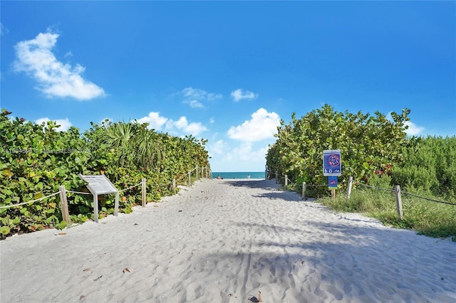 6080 Collins Ave Unit 102, Miami Beach, FL 33140 - water view with local beach