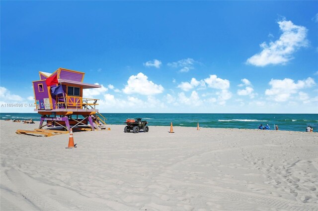 6080 Collins Ave Unit 102, Miami Beach, FL 33140 - water view with nearby beach