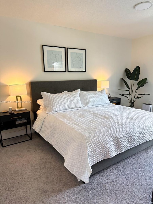 bedroom featuring carpet flooring