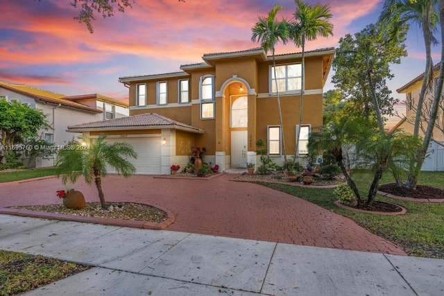 view of mediterranean / spanish house