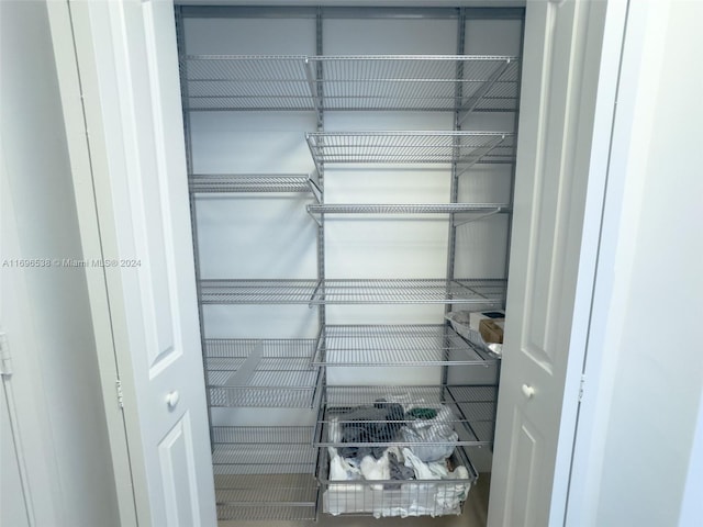 view of pantry