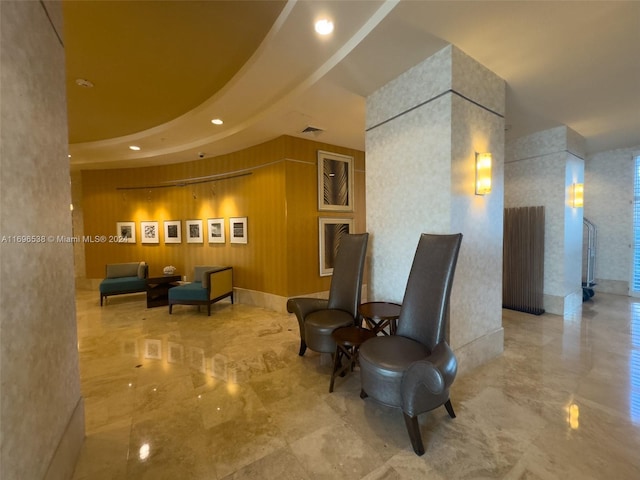 1945 S Ocean Dr Unit M5, Hallandale Beach, FL 33009 - lobby featuring recessed lighting