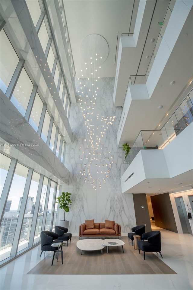 view of community lobby