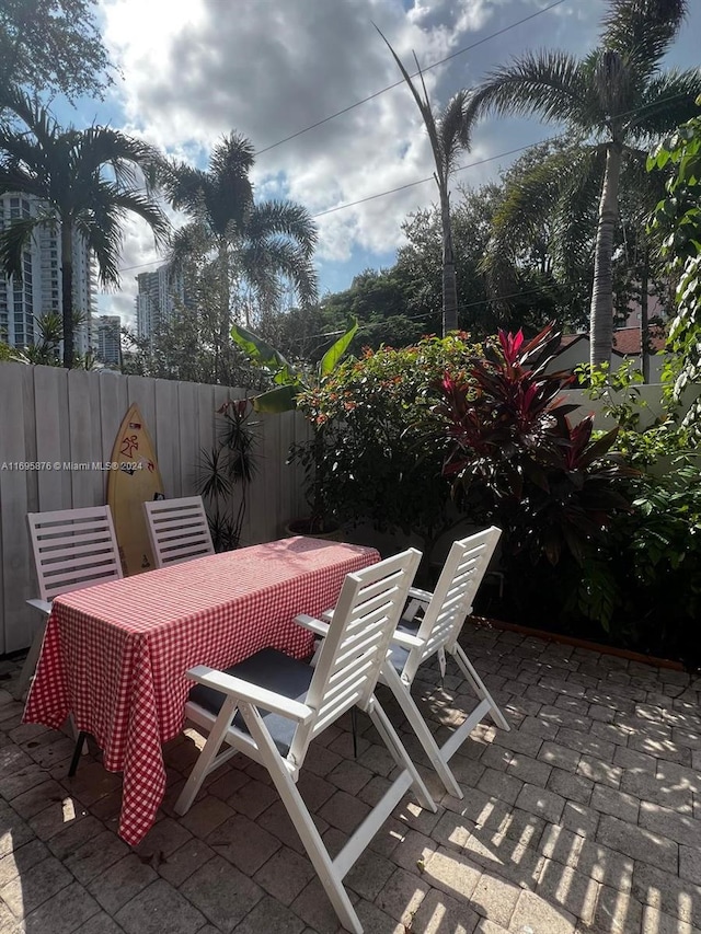 view of patio