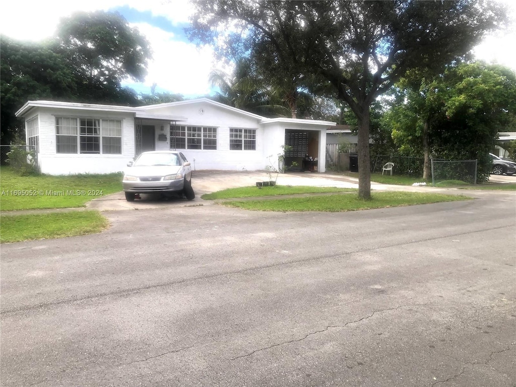 view of ranch-style house