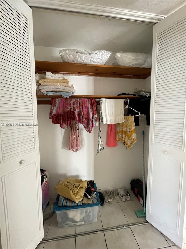 view of closet