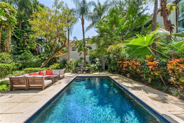 814 W Dilido Dr, Miami Beach, FL 33139 - outdoor pool with outdoor lounge area and a patio area