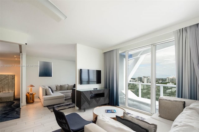 3101 Bayshore Dr Unit 1602, Fort Lauderdale, FL 33304 - living area with wood finished floors