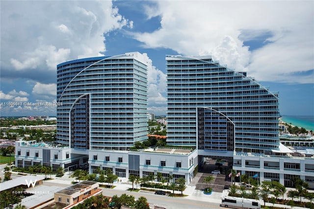 view of property featuring a water view