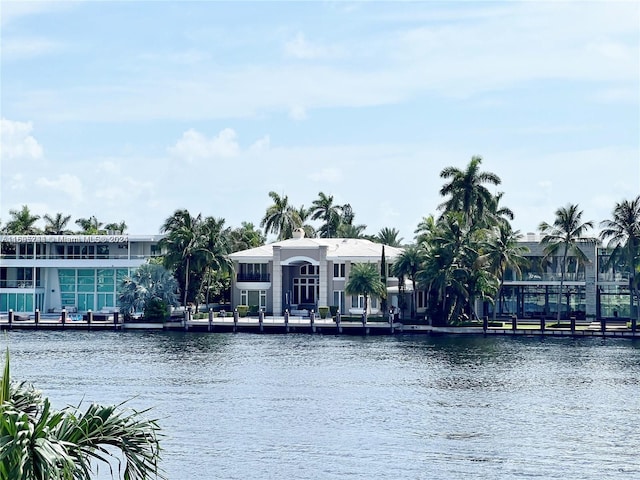 view of water feature