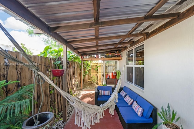 view of patio