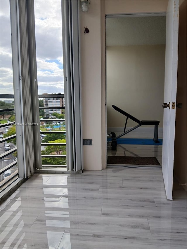 empty room featuring a wealth of natural light