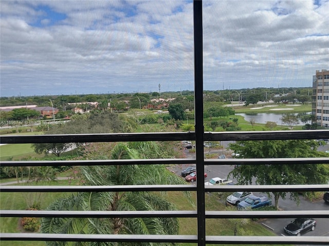 view of water feature