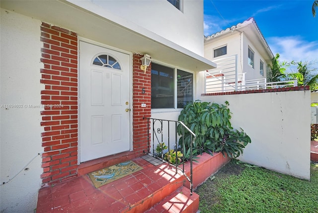 view of entrance to property