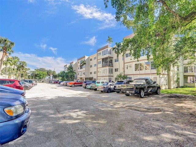 view of vehicle parking