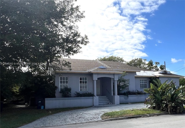 view of front of home